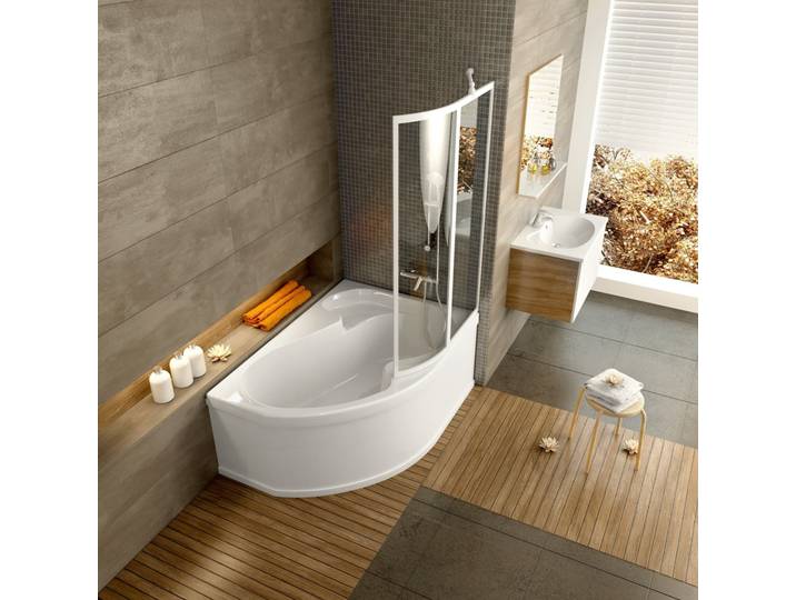 Rosa II Tablier en acrylique blanc pour baignoire, orientation droite, 170 cm (CZ41200AN0)