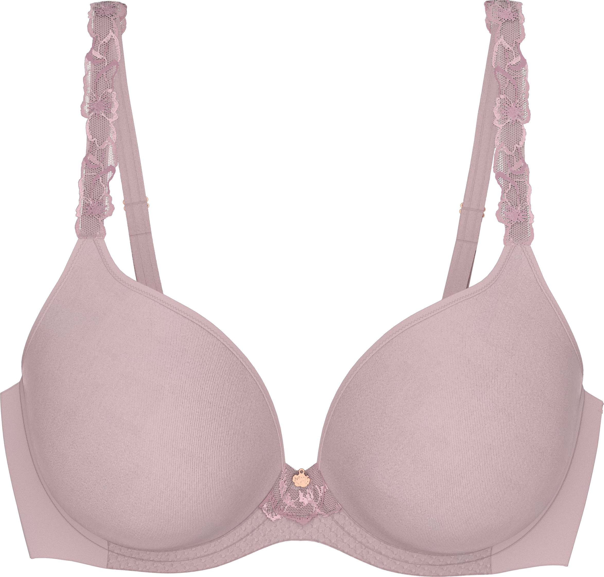 Bügel-BH TRIUMPH "Wild Azalea Florale WP", Damen, Gr. 90, Cup D, rosa (sophia), Microtouch, Obermaterial: 56% Polyester, 28% Polyamid, 16% Elasthan, BHs Bügel-BH, mit Stickerei sophia 90, Cup D