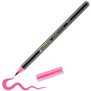 Edding Brush-Pen 1340 Pinselstift, pink, Pinselspitze flexibel, 1-3 mm