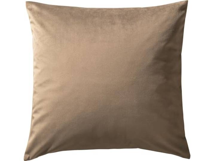 REDBEST Kissenhülle Kingsville Nicky-Velours Uni Sand Größe 40x40 cm - samtig-weicher Stoff, sanft zur Haut und warm im Griff