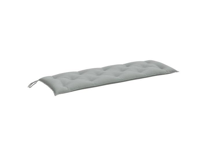 vidaXL Coussin pour banc de jardin Melange gris clair 150x50x7 cm Tissu