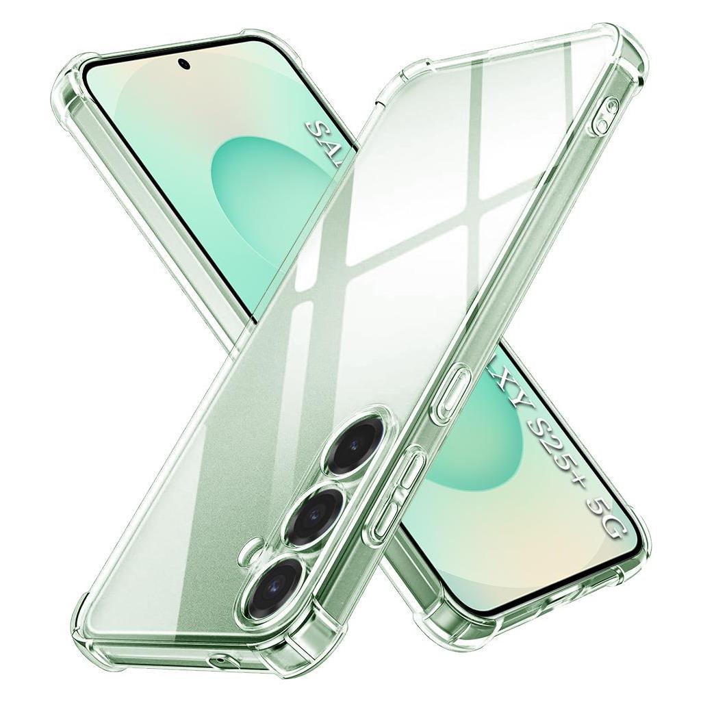 Techsuit - Shockproof Clear Silicone - Samsung Galaxy S25 Plus - Clear (Samsung Galaxy S25) (56361145)