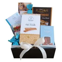 DieGeschenkkorbmacher Naschwerk Geschenkbox, 8-tlg., mit Schokolade, Gebäck, Chips und anderen Leckereien