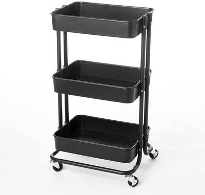 Urban Lifestyle 3 Tier Rolling Storage Cart