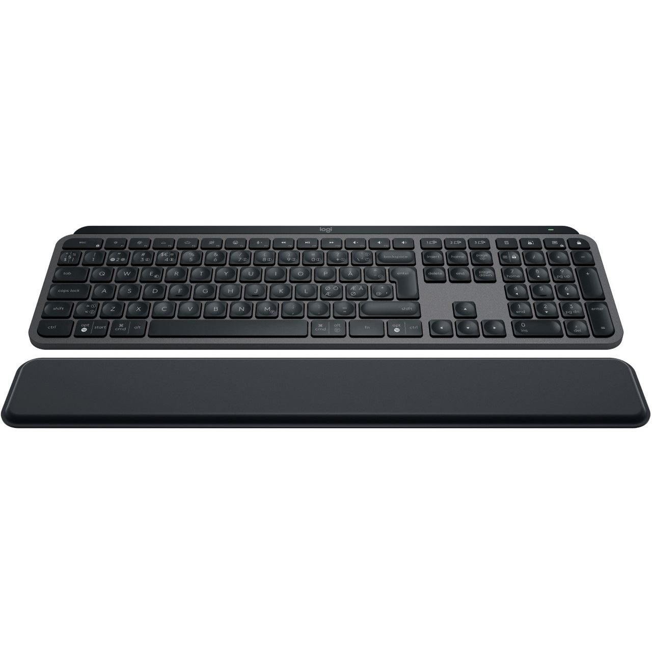 Logitech MX KEYS S - GRAPHITE PAN - BT - N/A NORDIC-613 PLUS PALMREST