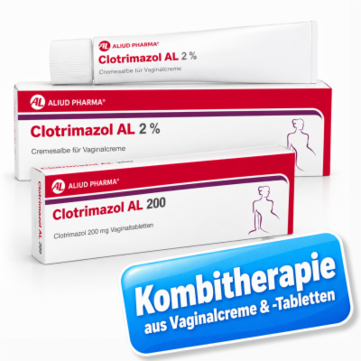 ALIUD Pharma GmbH CLOTRIMAZOL AL 2% KOMBI VAGINALTHERAPIE 3T+20g St 08030609