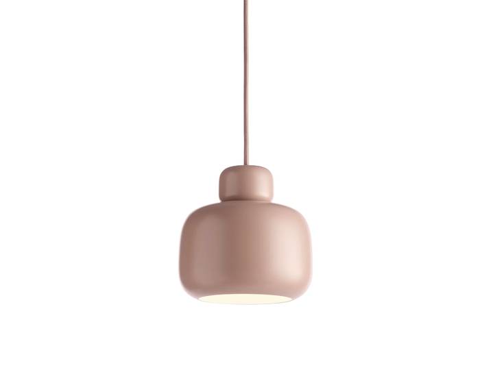 Woud Lampe à suspension Stone small Dusty rose