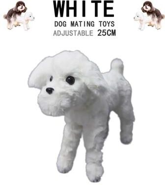 Inspired Finds Silicone Dog Companion Toy For Male Dogs With Suction Base white Manual Large