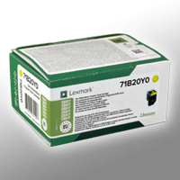 Lexmark Toner 71B20Y0 yellow