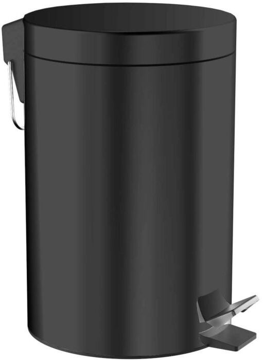 Emco System 2 Abfallbehälter 355313300 schwarz, mit Deckel, 5 l, stehend