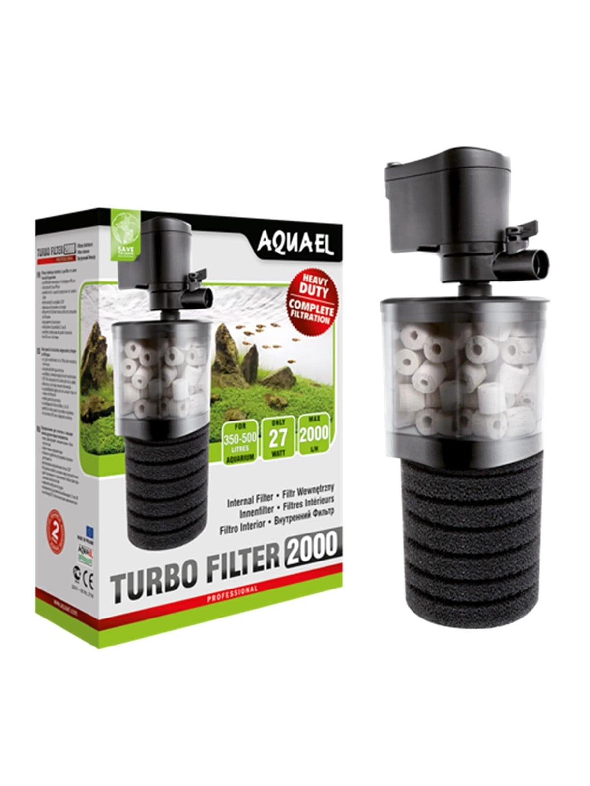 AQUAEL Turbo Filter 2000 Internal Aquarium Filter