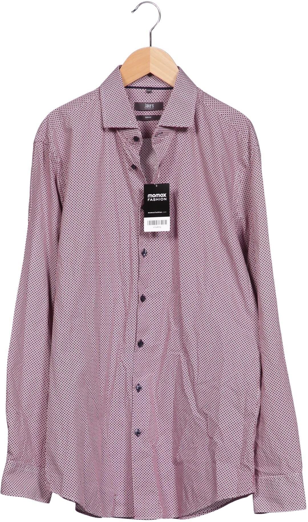 Jake s Herren Hemd, Pink, Gr. 41, Baumwolle - Second Hand