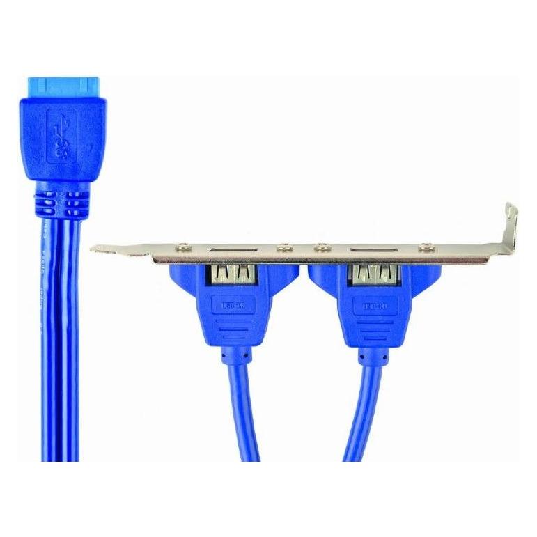 Gembird Cablexpert USB-Konsole (0.45 m, USB 3.2 Gen 1) (CC-USB3-RECEPTACLE)