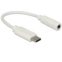 DeLOCK 65913 Audio-Kabel 0,14 m 3.5mm USB Weiß