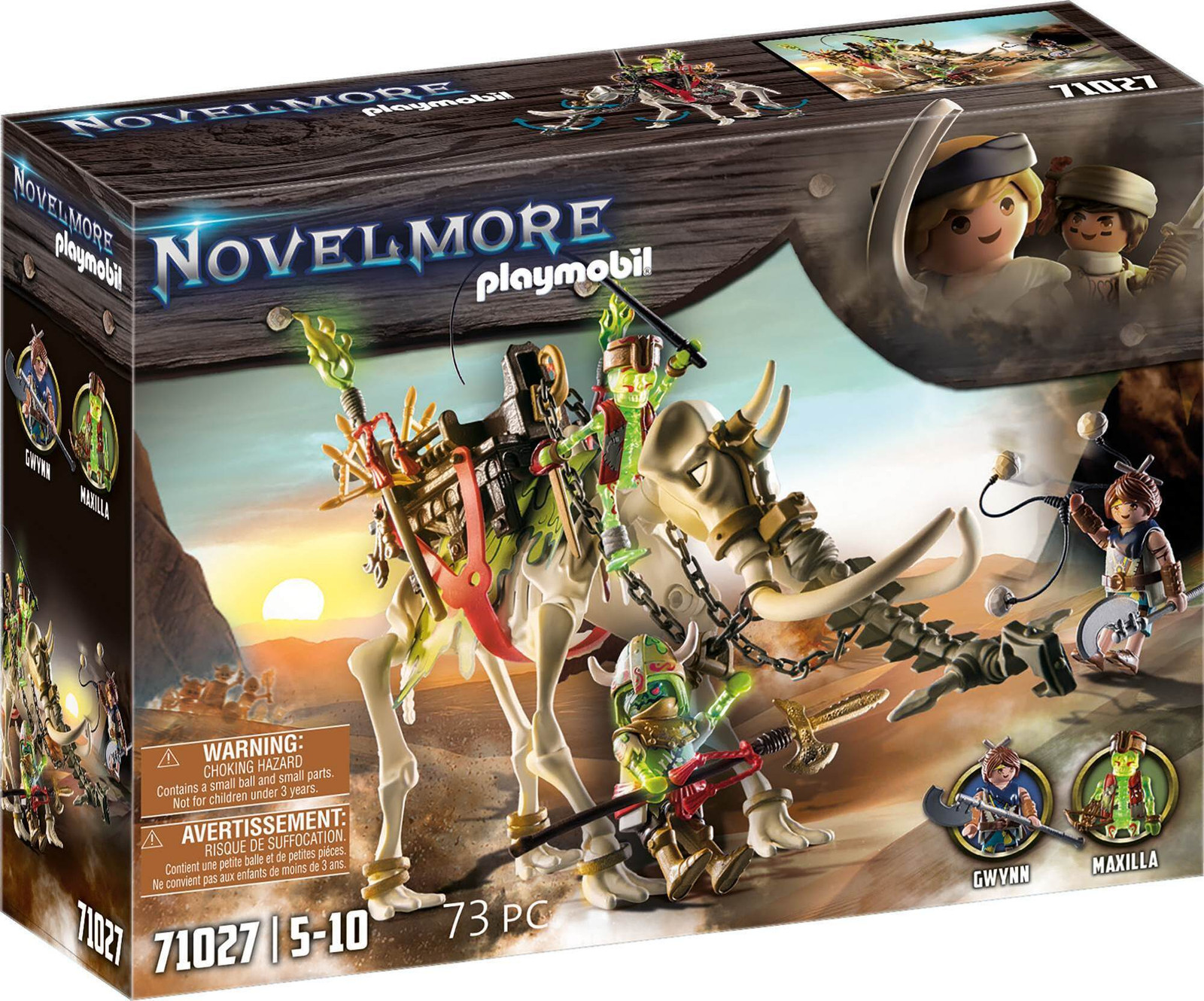 Playmobil Novelmore 71027 Sal'ahari Zandvlakte - Aanval van de mammoet