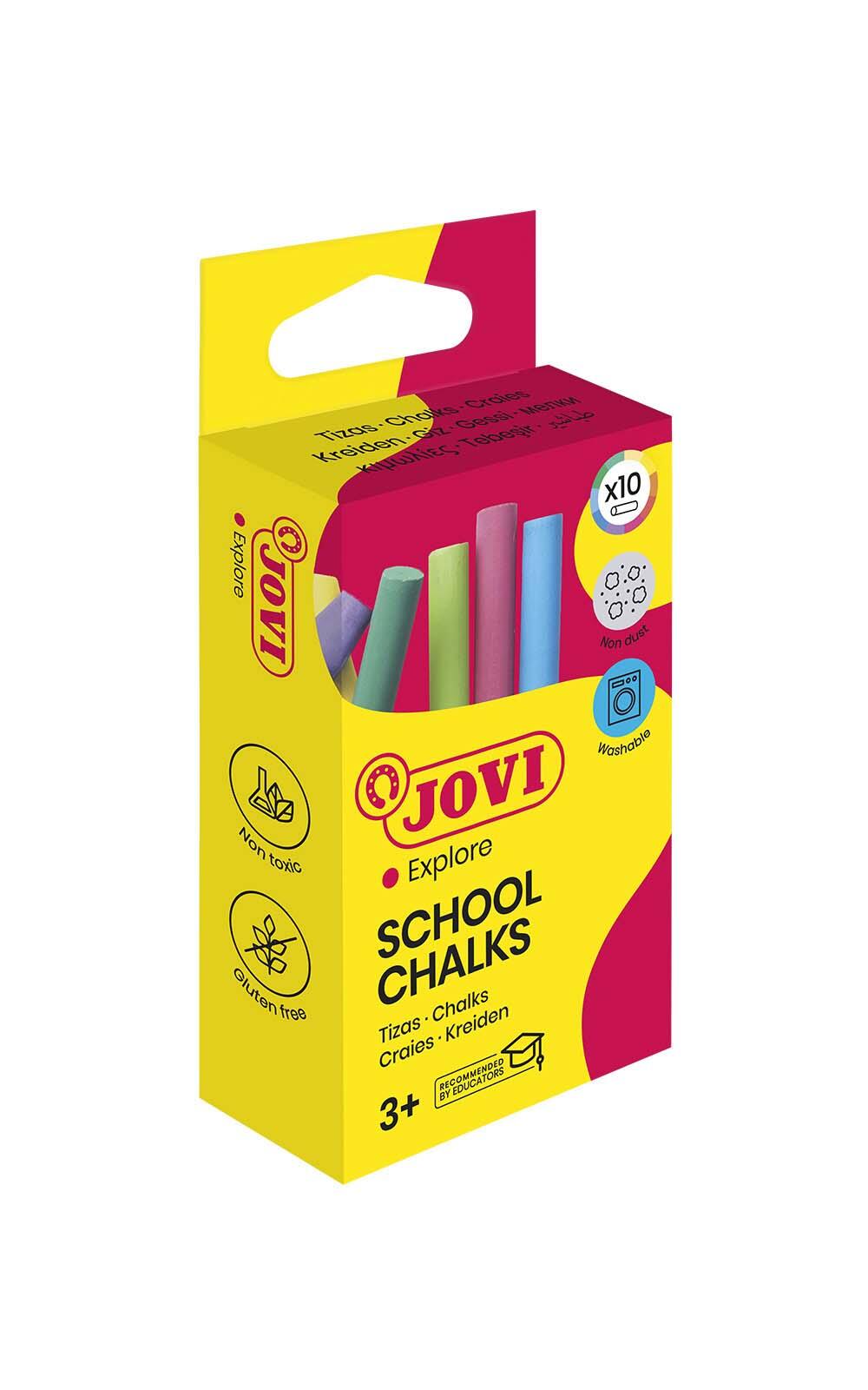 JOVI School Chalks Kreide Mehrfarbig 1020