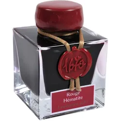 HERBIN Flakon 50ml Tinte 1670 hermatitrot Packung mit 4 Stück