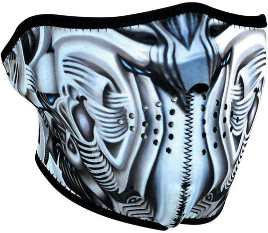 Collare Maschera Moto Zanheadgear Half Face Mask Biomeccanic taglia un