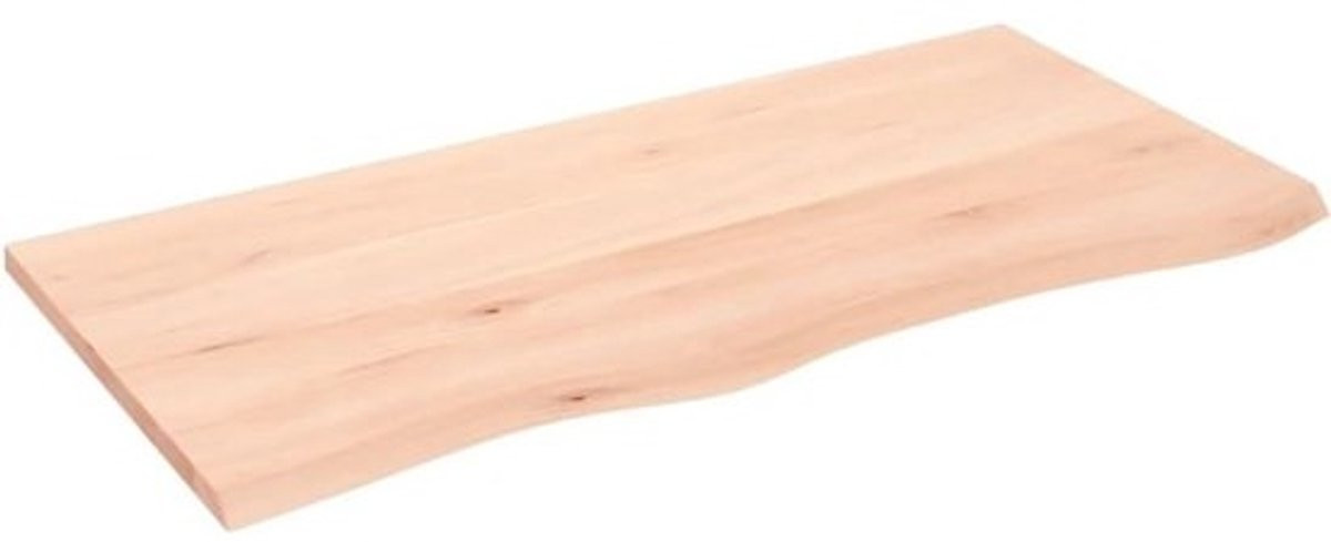 Massief Eiken Houten Wandplank in Rustieke Stijl voor de Badkamer