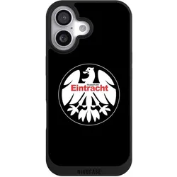 Nivocase Handyhülle für Apple iPhone 17 Hülle NIVOpure Case Schwarz Eintracht Frankfurt Offizielles (Apple iPhone 17), Smartphone Hülle, Schwarz