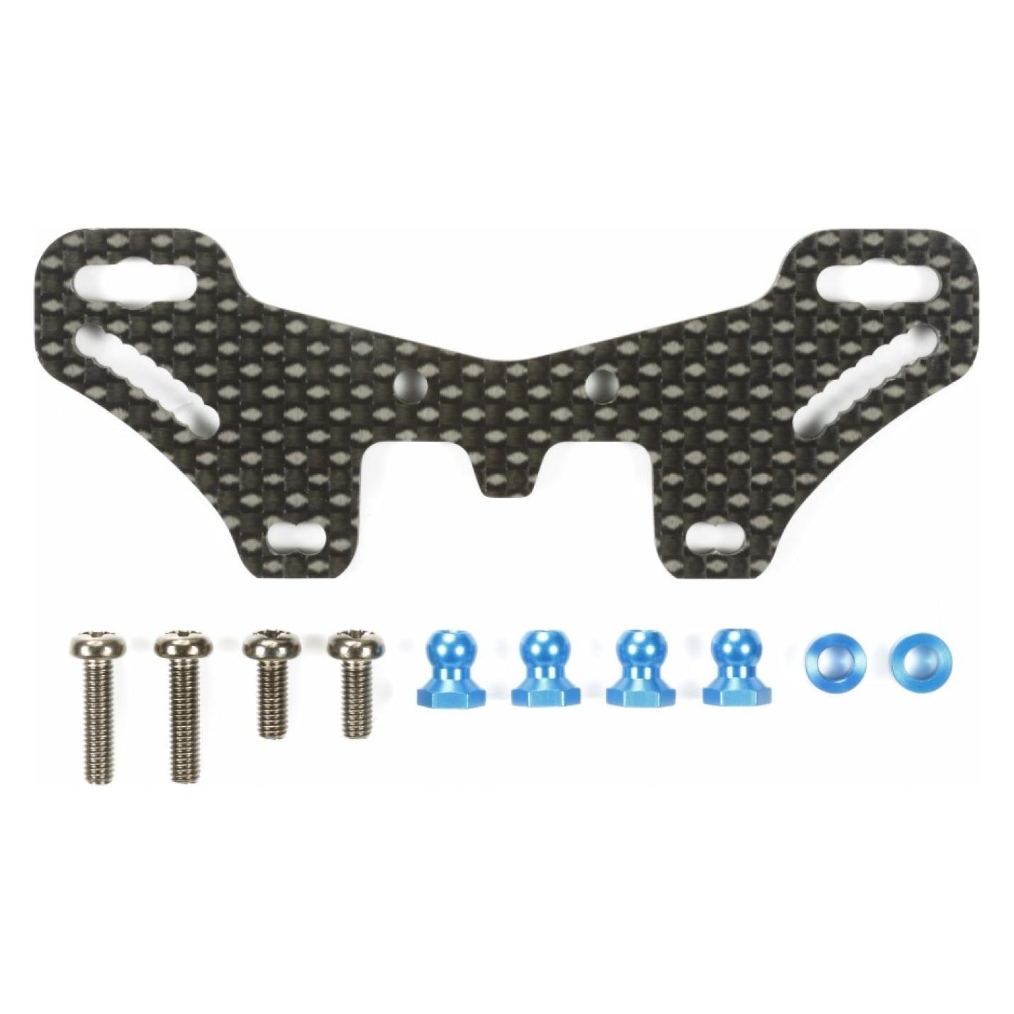 Tamiya TT-02S Dämpferbrücke Hinten Carbon (300054633)