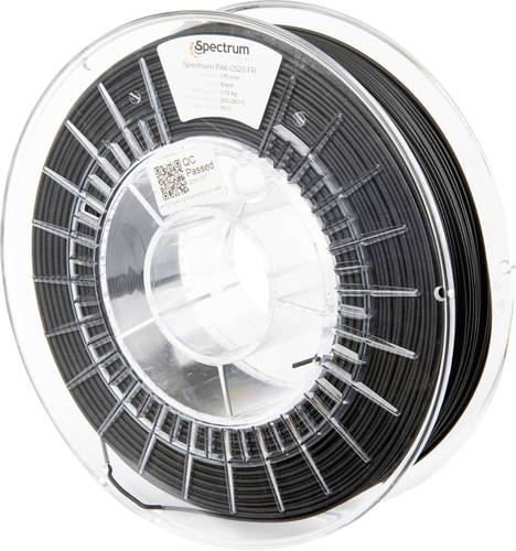 Spectrum Filaments 80541 PA6 CS20 FR V0 Filament PA6 hitzebeständig 1.75 mm 750 g Schwarz 1 St.