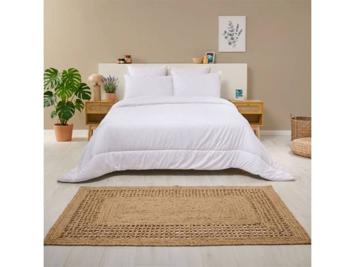 Couette légère été anti-acariens 220x240cm 200gr/m2