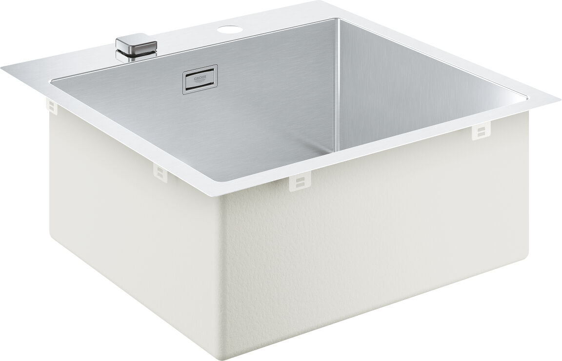 Grohe Éviers cuisine 31583SD1 51,8x51cm, en saillie ou à fleur, vasque 2000 , Inox