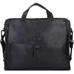 Harolds Aberdeen Aktentasche Leder 37 cm, Notebooktasche, Schwarz
