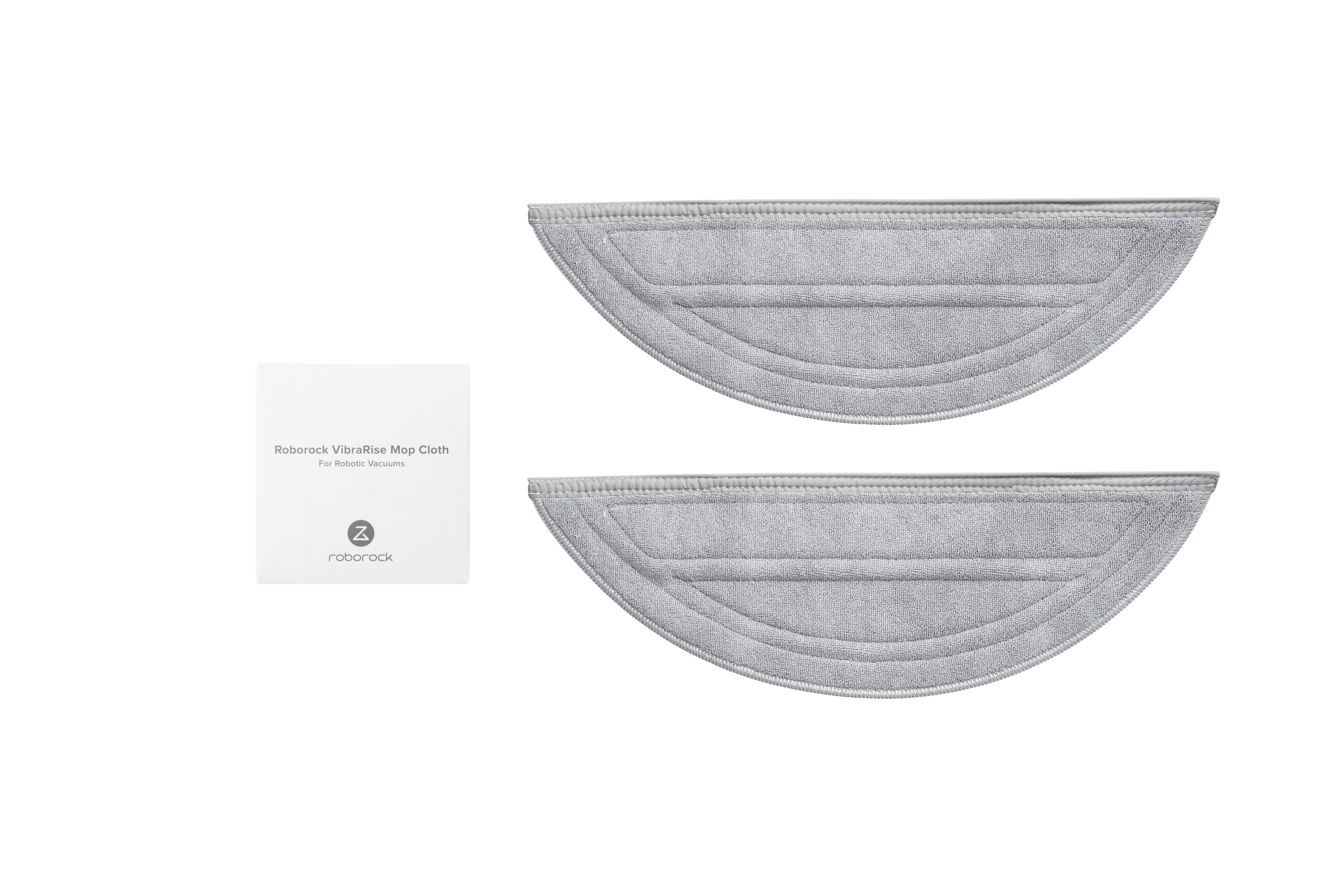 Roborock Robot VC Double VibraRise 2.0 Mop Cloth-Gray SXTB11RR 2 Stück 8.02.0399
