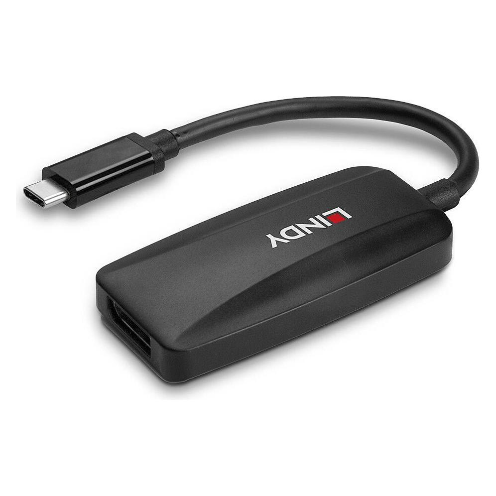 Lindy USB Typ C auf DisplayPort 1.4 Konverter Verbindet ein 8K-Display mit DP-Anschluss mit dem USB Typ... (DisplayPort) (43337)
