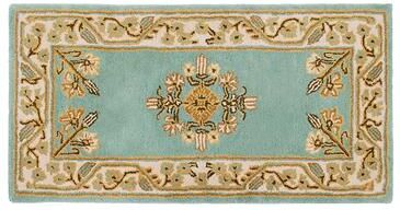 "Achla Designs Jardin Rectangular Hearth Rug, 44 Inch Long - 3'6"""