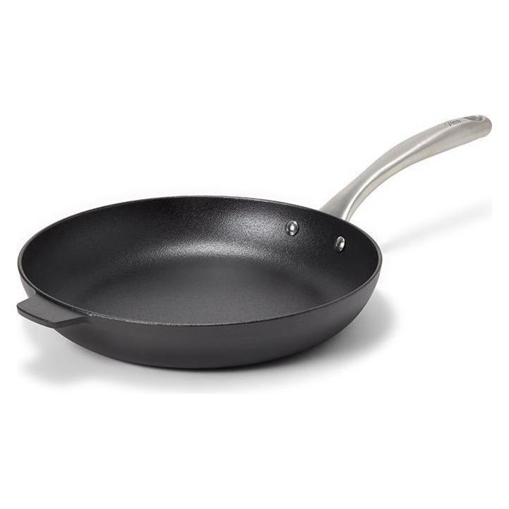 Satake 28 cm Cast Iron Frying Pan (Bratpfanne, Gusseisen, 28 x 5 cm) (STI5128)
