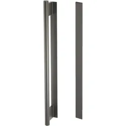Griffwerk LUCIA GST -Kaschmirgrau Griffstange mit Griffleiste einseitig -Sensat. -für Glas -Länge: 450mm
