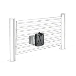 Novus TSS-Monitortragschlitten -10kg, TV Zubehör, Silber