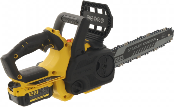 Stanley Fatmax V20 - Tronçonneuse à batterie 18 V 4 Ah - Guide de 30 cm
