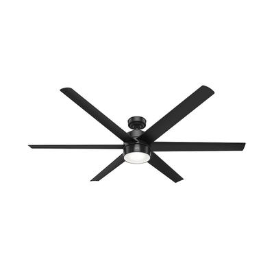Hunter DC Deckenventilator Solaria Schwarz 183 cm mit LED 183