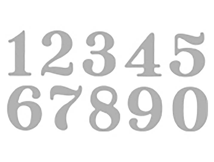 Rayher Stanzschablonen-Set Small Numbers 10 Stück