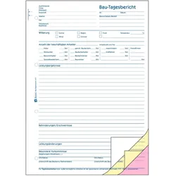 Avery, Formular, Bau-Tagesbericht