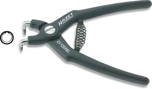 Hazet 1845D-8 Seegeringzange Passend für (Seegeringzangen) Innenringe 8-11mm Spitzenform (Details) abgewinkelt 90°