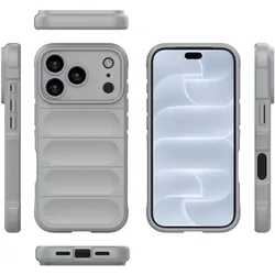 Screenguard CloudCase Apple iPhone 18 Pro Hülle (Apple iPhone 18 Pro), Smartphone Hülle, Transparent, Grau
