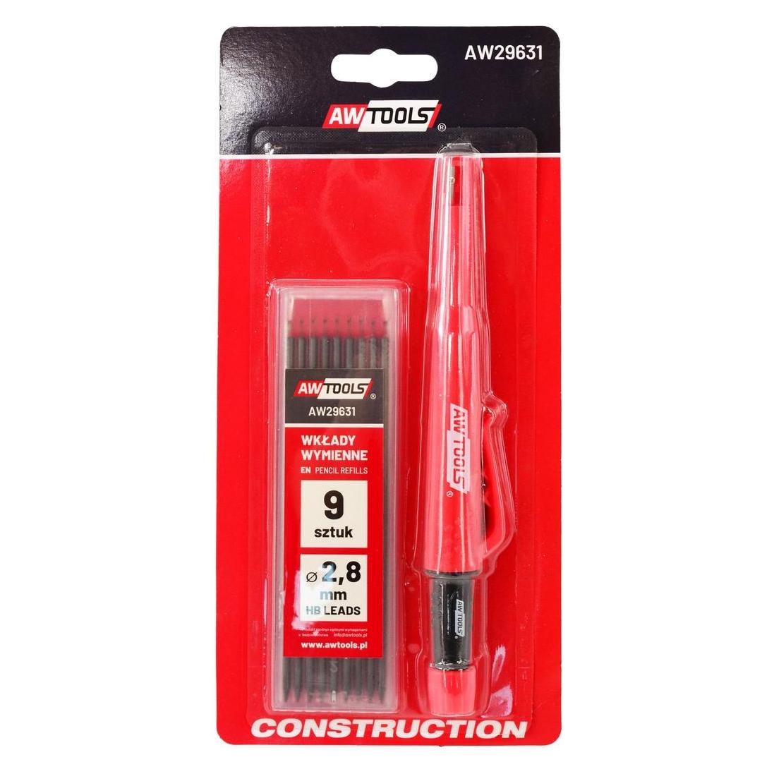 Awtools OŁÓWEK / ZNACZNIK AUTOMATYCZNY + WKŁADY 9szt. (9x) (69074158)