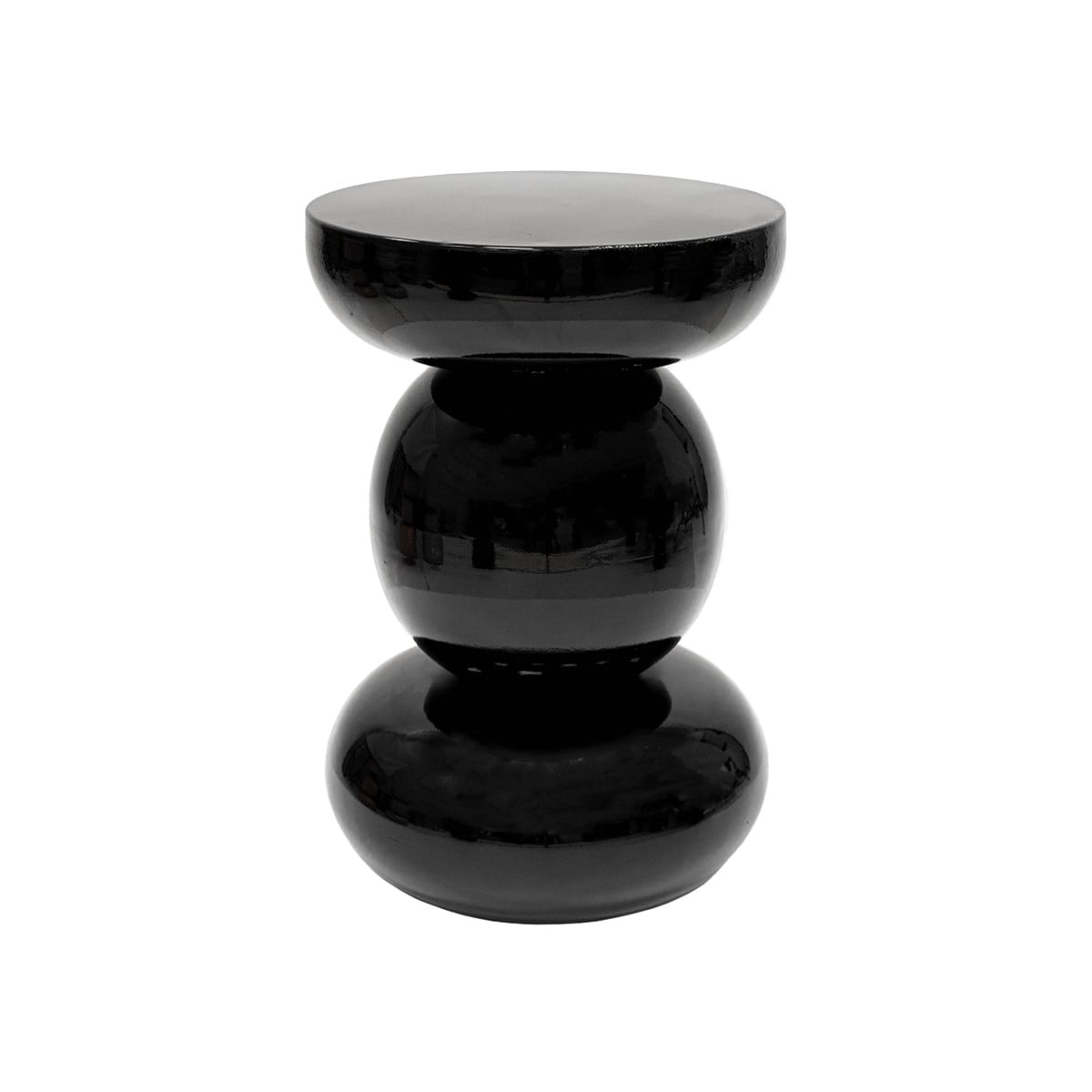 Kick bijzettafel Cato Kick Collection - Zwart - B/D/H: 49,5 x 33,5 x 33,5 cm