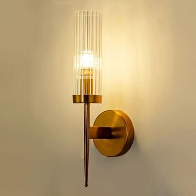 Multicon Wholesale Hub Modern Gold Wall Sconce Glass Shade Indoor Wall Light For Bedroom Hallway Living Room Modern Gold Wall Sconce Glass Shade Indoor Wall Light For Bedroom Hallway Living Room