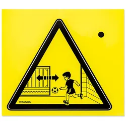 Hörmann Warnaufkleber für Schiebetorantriebe