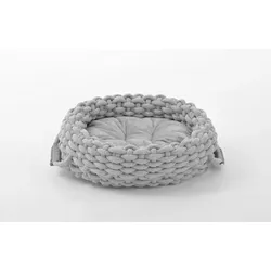 Kuschelnest ROPE rund Katzenkorb Katzenkissen weich Katzenbett