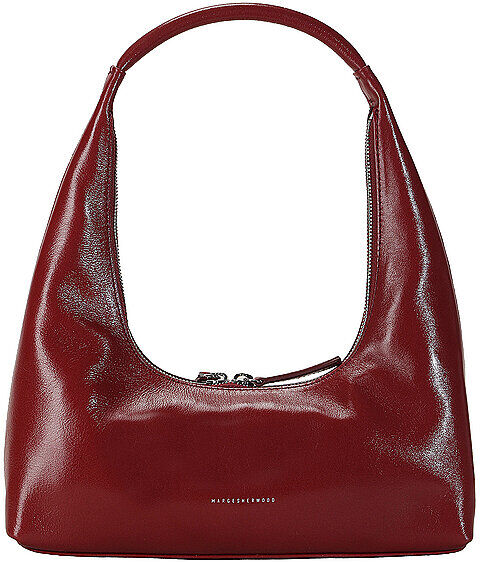MARGESHERWOOD Ledertasche - Hobo Shoulder dunkelrot EG