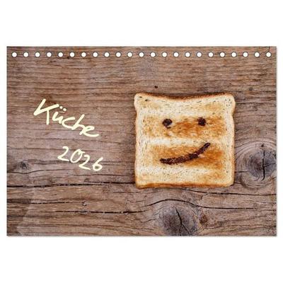 Küche (Tischkalender 2026 DIN A5 quer), CALVENDO Monatskalender
