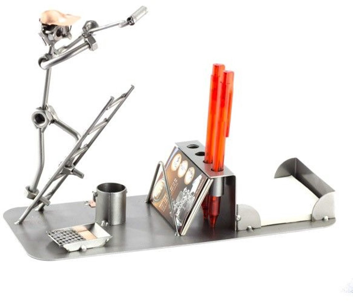By Rawa Metalen Schilder Bureau Set Moerenbeeldje voor op tafel