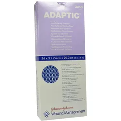 Adaptic 7,6x20,3 cm feuchte Wundauflage 36X3 St